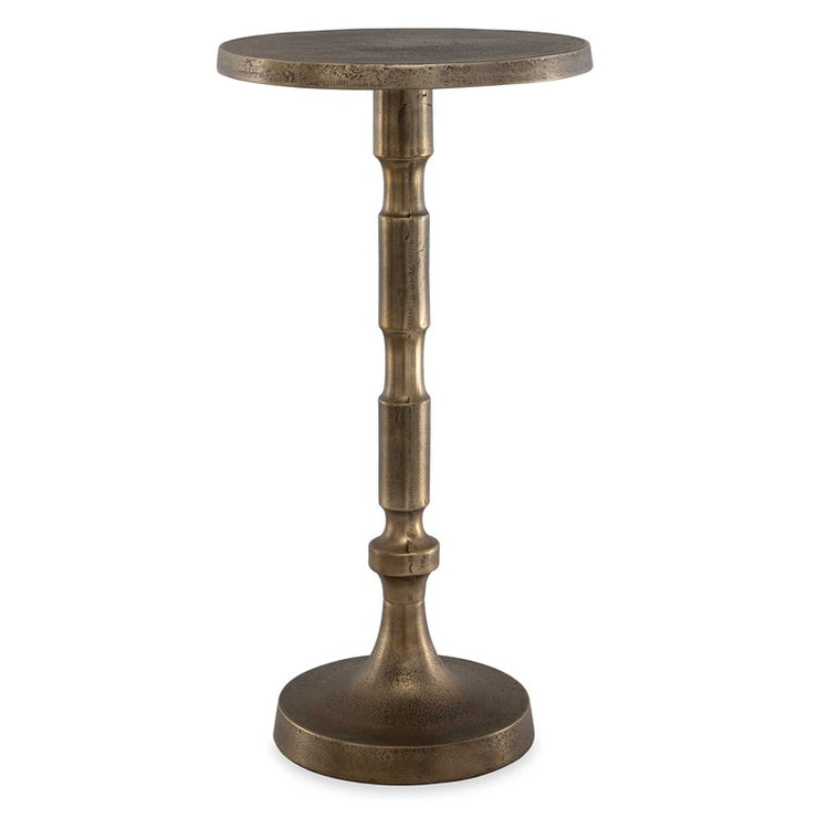 Casa Bella Living Antique Brass Drink Table