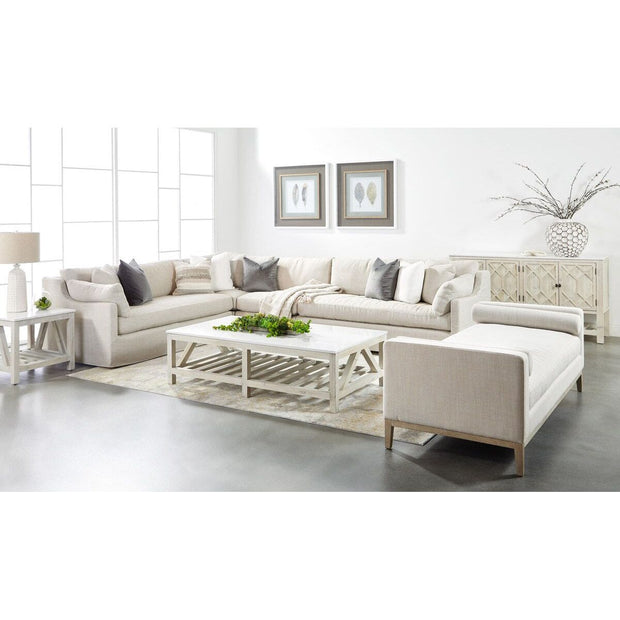 Essentials For Living Keaton Daybed ~ Bisque, Natural Gray Oak
