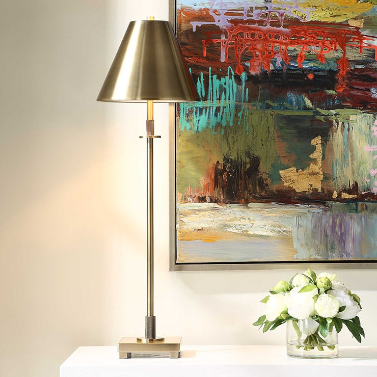 Casa Bella Living Antique Brass Styled Table Lamp