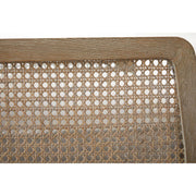 Essentials For Living Leone Club Chair ~ LiveSmart Peyton-Pearl, Natural Gray Oak, Cane