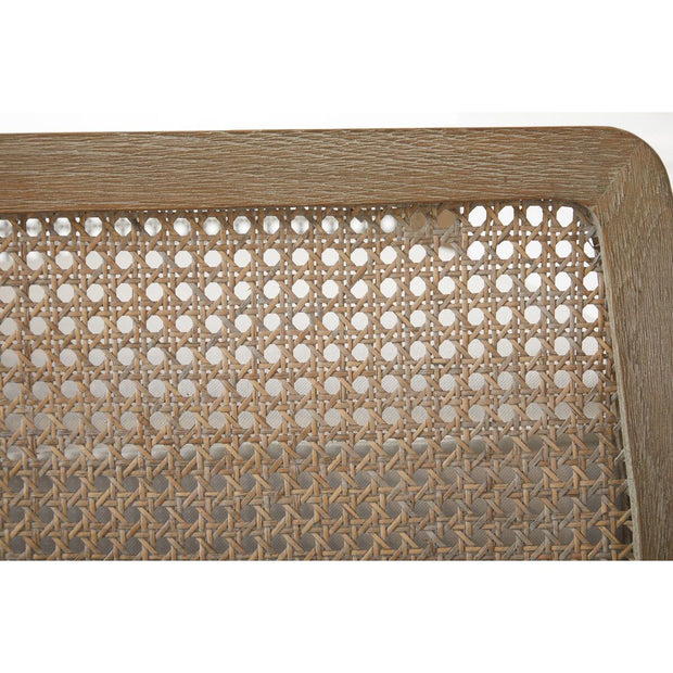 Essentials For Living Leone Club Chair ~ LiveSmart Peyton-Pearl, Natural Gray Oak, Cane