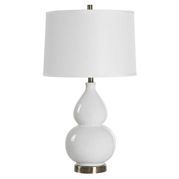 Casa Bella Living Pristine White Elegant Ceramic Table Lamp ~ LAST CHANCE SALE ~ LIMITED QUANTITY