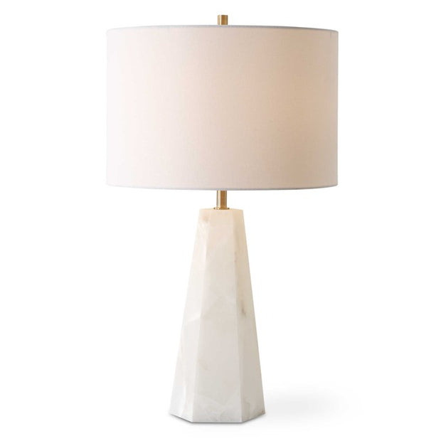Casa Bella Living Hexagon Shaped Marble Accent Lamp
