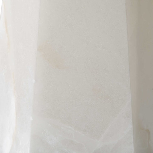 Casa Bella Living Hexagon Shaped Marble Accent Lamp