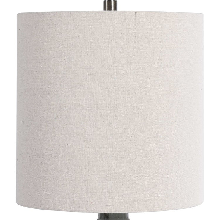 Casa Bella Living Rust Aqua Color Fire Glazed Ceramic Lamp