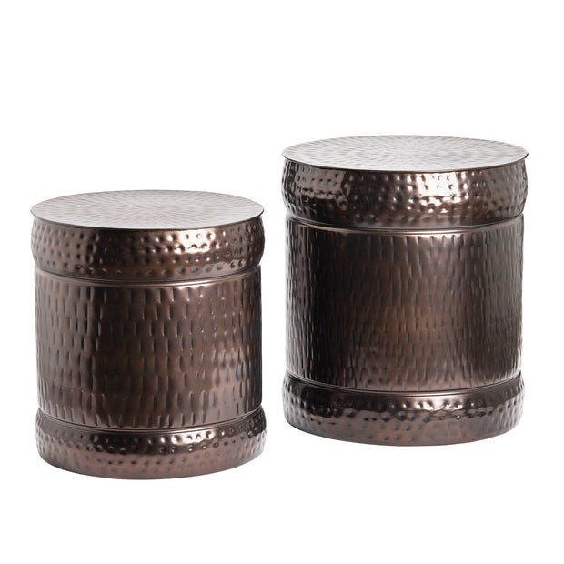 Crestview Collection Stockton Set of 2 Copper Stools