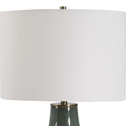 Casa Bella Living Blueish Green With Rust Undertones Table Lamp