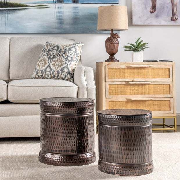 Crestview Collection Stockton Set of 2 Copper Stools