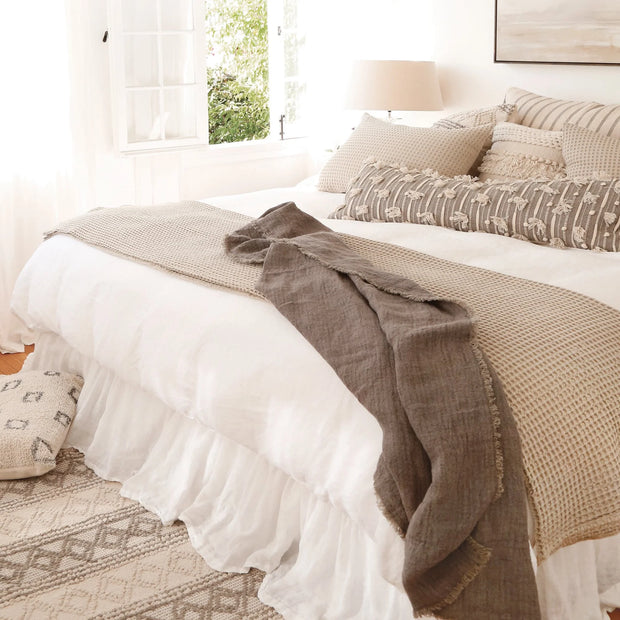 Pom Pom at Home Nora Hand Woven Pillow with Insert  ~ 14 x 40