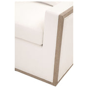 Essentials For Living Paxton Swivel Club Chair ~ LiveSmart Peyton-Pearl, Natural Gray Oak