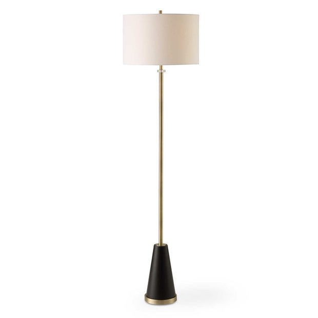 Casa Bella Living Modern Twist Finished In Antique Brass Floor Lamp
