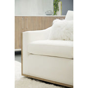 Essentials For Living Paxton Swivel Club Chair ~ LiveSmart Peyton-Pearl, Natural Gray Oak