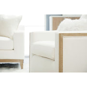 Essentials For Living Paxton Swivel Club Chair ~ LiveSmart Peyton-Pearl, Natural Gray Oak