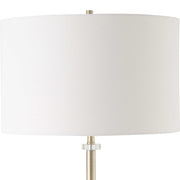 Casa Bella Living Modern Twist Finished In Antique Brass Floor Lamp
