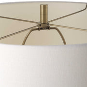 Casa Bella Living Modern Twist Finished In Antique Brass Floor Lamp
