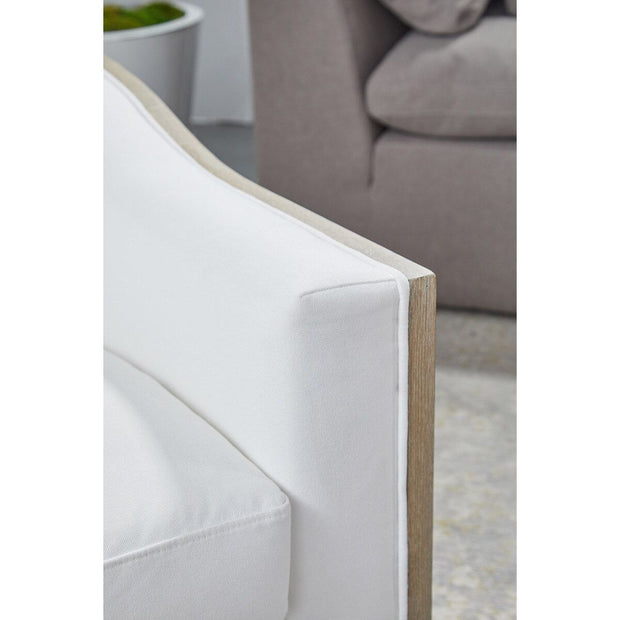 Essentials For Living Paxton Swivel Club Chair ~ LiveSmart Peyton-Pearl, Natural Gray Oak