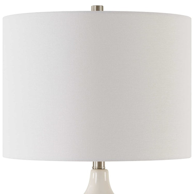 Casa Bella Living Off- White Ceramic Table Lamp