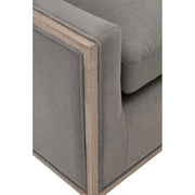 Essentials For Living Paxton Swivel Club Chair ~ LiveSmart Peyton-Slate, Natural Gray Oak