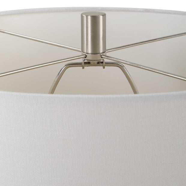 Casa Bella Living Off- White Ceramic Table Lamp