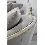 Essentials For Living Paxton Swivel Club Chair ~ LiveSmart Peyton-Slate, Natural Gray Oak