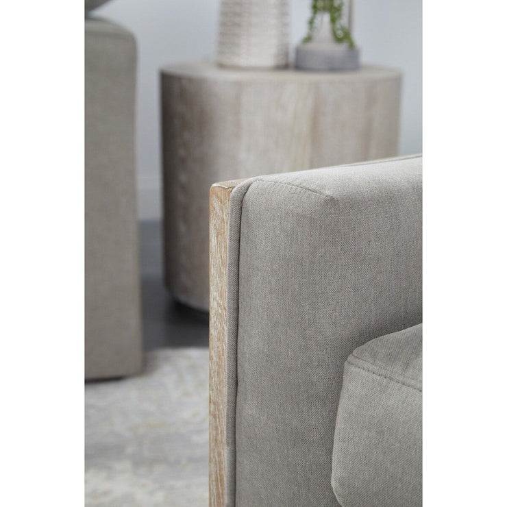 Essentials For Living Paxton Swivel Club Chair ~ LiveSmart Peyton-Slate, Natural Gray Oak