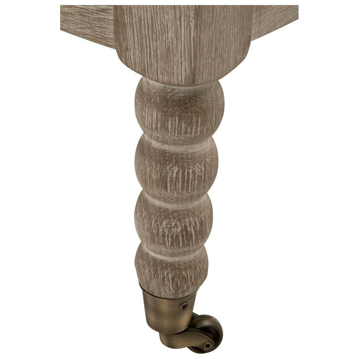 Essentials For Living Rouleau Club Chair~ LiveSmart Peyton-Pearl, Natural Gray Oak