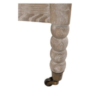 Essentials For Living Rouleau Club Chair ~ Stanebridge-Pewter, Natural Gray Oak