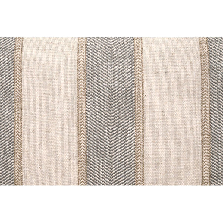 Essentials For Living Rouleau Club Chair ~ Stanebridge-Pewter, Natural Gray Oak