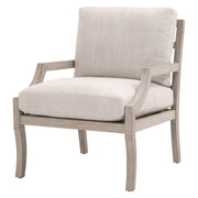 Essentials For Living Stratton Club Chair ~ Bisque, Natural Gray Beech