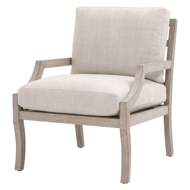 Essentials For Living Stratton Club Chair ~ Bisque, Natural Gray Beech