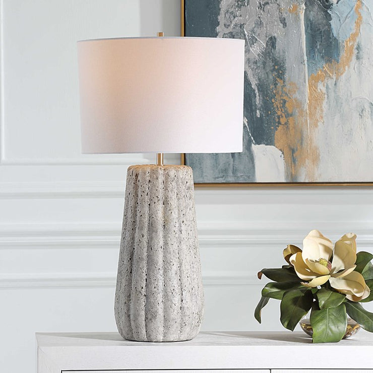 Casa Bella Living Old-World Style Stone Finish Ceramic Lamp ~ LAST CHANCE SALE ~ LIMITED QUANTITY