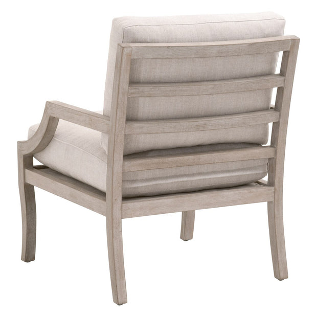 Essentials For Living Stratton Club Chair ~ Bisque, Natural Gray Beech