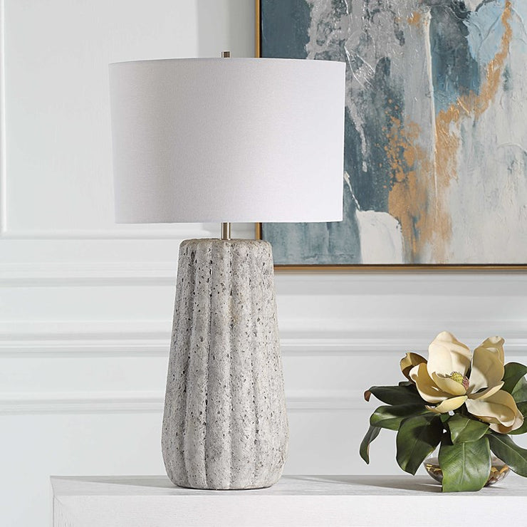 Casa Bella Living Old-World Style Stone Finish Ceramic Lamp ~ LAST CHANCE SALE ~ LIMITED QUANTITY
