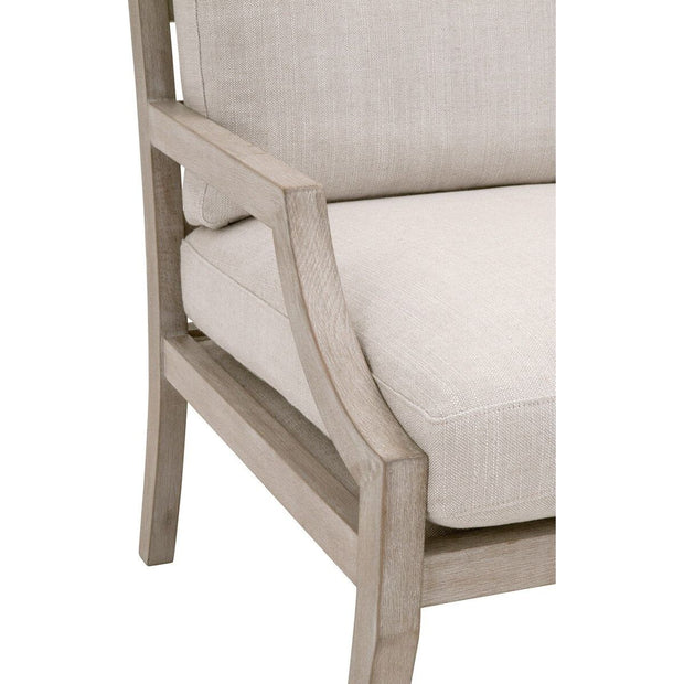 Essentials For Living Stratton Club Chair ~ Bisque, Natural Gray Beech