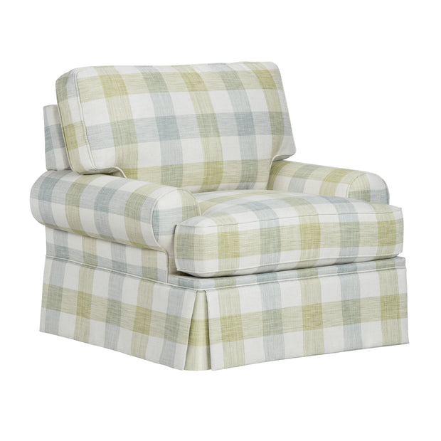 Crestview Collection Sanibel Plaid Pattern Chair