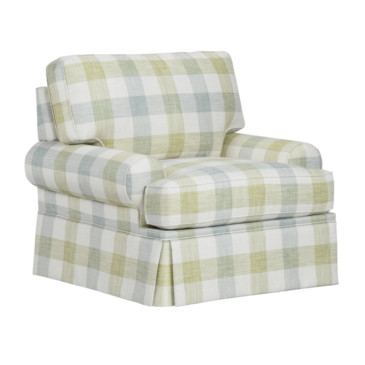 Crestview Collection Sanibel Plaid Pattern Chair