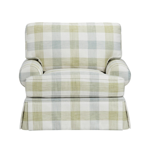 Crestview Collection Sanibel Plaid Pattern Chair