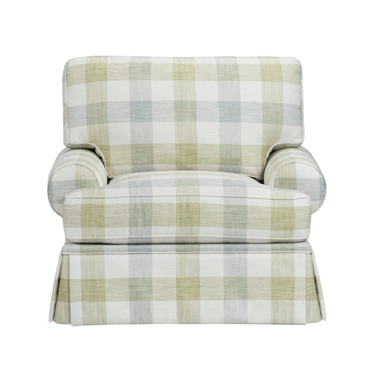 Crestview Collection Sanibel Plaid Pattern Chair