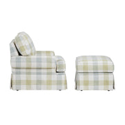 Crestview Collection Sanibel Plaid Pattern Chair