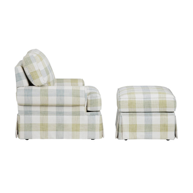 Crestview Collection Sanibel Plaid Pattern Chair