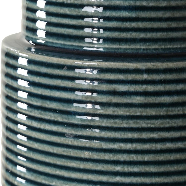 Casa Bella Living Teal Ceramic Table Lamp