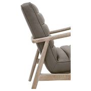 Essentials For Living Tahoe Club Chair ~ Contract Ore Gray Synthetic, Natural Gray Oak
