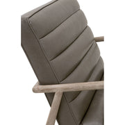 Essentials For Living Tahoe Club Chair ~ Contract Ore Gray Synthetic, Natural Gray Oak