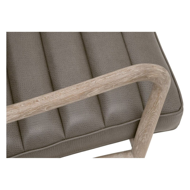 Essentials For Living Tahoe Club Chair ~ Contract Ore Gray Synthetic, Natural Gray Oak