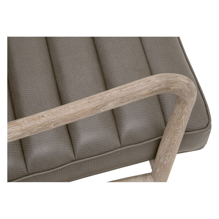 Essentials For Living Tahoe Club Chair ~ Contract Ore Gray Synthetic, Natural Gray Oak