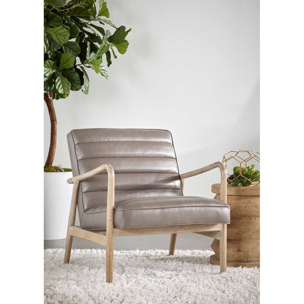 Essentials For Living Tahoe Club Chair ~ Contract Ore Gray Synthetic, Natural Gray Oak