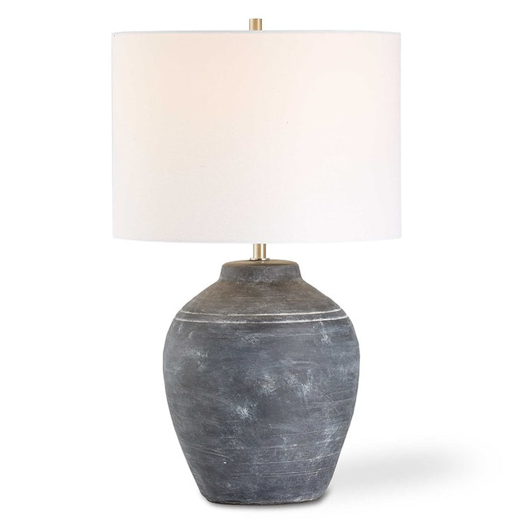 Casa Bella Living Weathered Black Finish Table Lamp