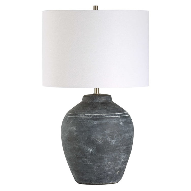 Casa Bella Living Weathered Black Finish Table Lamp