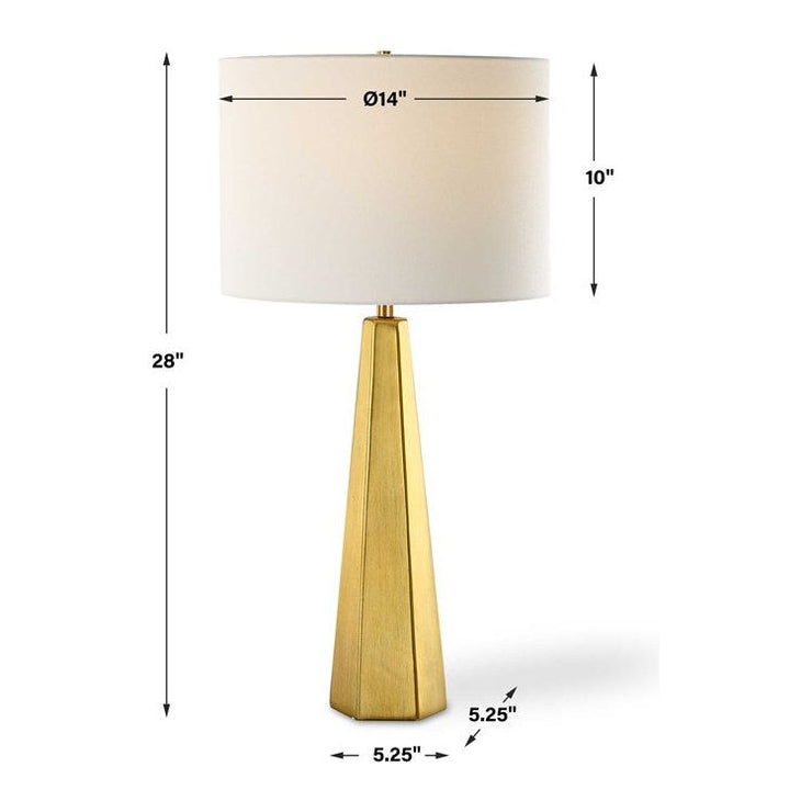 Casa Bella Living All Gold Ceramic Table Lamp ~ LAST CHANCE SALE ~ LIMITED QUANTITY