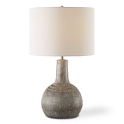 Casa Bella Living Ivory With Black Undertones Ceramic Table Lamp